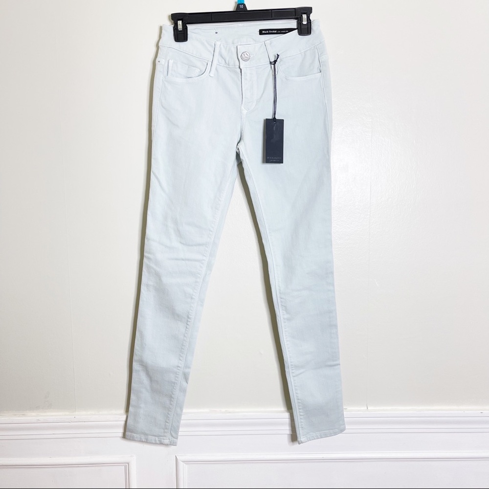 Black Orchid mid rise slim fit stretch jeans